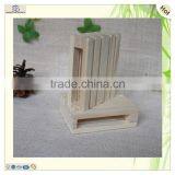 Wholesale Mini Furniture Wood Decor Coaster Pallet thumbnail-3