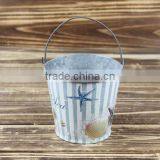 Competitive Price Autumn Metal Bucket for Sale Garden Flower Pot thumbnail-1