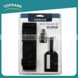 Toprank Colorful Adjustable Luggage Belt Strap 3-digit TSA Lock And Luggage Tag 3pcs Flight Travel Luggage Set For Suitcase thumbnail-5