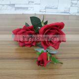 Red Silk Rose Flower for Wedding Decoration thumbnail-2