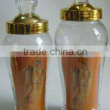 2.4L & 1.8L Golden Clear Glass Dispenser thumbnail-1