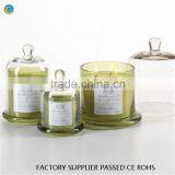Clear Color Glass Cloche Bell Jar Glass Dome With Base