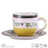 Cup Saucer Silk Screen High Quality Modern Design Top Sale Whloe Sale thumbnail-2