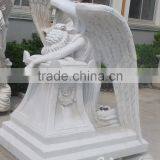 Marble Statues Large Outdoor Angel Sculptures for Cemetery