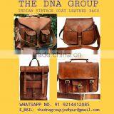 Indian Handmade Vintage Goat Leather Bag thumbnail-1