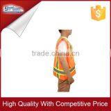 Multi-pockets Orange Reflective Safety Vest thumbnail-2