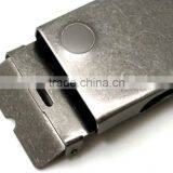 Hot Sale 1-1/2" Metal Stamping Steel Military Buckle for Belt Garment, Antique Nickel Plate With Tip thumbnail-4