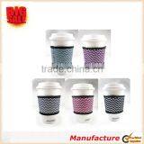 2017 Newest Design Mixed Color Design Practical Cup Sleeve Insulated Coffee Cup Sleeve Neoprene Cup Sleeve thumbnail-5