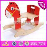 2015 Kids Toy Wooden Rocking Horse,Safe Wooden Animals Traditional Rocking Horse,Swing Children Wooden Rocking Horse Toy W16D059 thumbnail-1