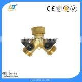 Brass 2 Way Splitter Garden Hose Connector thumbnail-4
