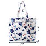 ECO Friendly 300D Fashion Style Full Cartoon Printing Shopping Tote Bag,Women Travel Handbag thumbnail-6