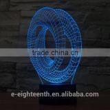 2016 New Factory Price Cutomized Image Magic Visual Illusion Light Touch Panel 3D Led Night Lights for Indoor Decoration thumbnail-1