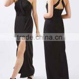 Goddness Cross Front Sexy Nighty Maxi Dresses Cross Strap Ring Back Ball Gown Wedding Dresses 2016 HSD5757 thumbnail-1