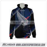100% Polyester Sublimation Sportswear Single Custom Hoodies thumbnail-1
