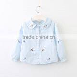 NEW Pictures of Girls Cotton Tops Wholesale Kids Weekday Fashion Back Neck Blouse Designs thumbnail-2