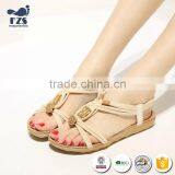 HFRTA231 2017 Fashion Cheap Wholesale Peep Toe Latest Women Flat Sandals thumbnail-3