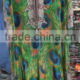 Multicolor CAFTAN Digital Print Crepe Silk LONG Kaftan Tunic Poncho thumbnail-1