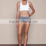 MGOO Foshan Manufacturer Cross Fit Yoga Shorts Custom Lycra High Waist Tight Sexy Shorts Custom Made thumbnail-6