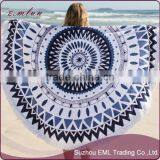 Summer Large Microfiber Printed Round Beach Towels thumbnail-1