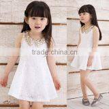 Kids Girls Sleeveless Sequins Collar Lace Vest Princess Sundress SV000883# thumbnail-4