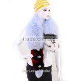 Fashion Shows Women Real Fox Fur Scarves Super Big Genuine Fox Fur Easy Matching Soft Wraps Winter Warm Real Fur Lady Scarf thumbnail-1