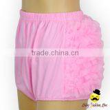 Kiddy Plain Pink Cotton Newborn Baby Girl Toddler Size Shorts Soft Breathable Boubble Tutu Diaper thumbnail-1