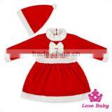 Newest Christmas Pajamas For Children Baby Girls Boutique Winter Kids Christmas Outfits Girl Clothing With Match Caps thumbnail-1