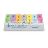 Jumbo Twice-A-Day Pill Tray - Weekly Medication Tray Provides Extra Large Removable Morning and Night Compartments thumbnail-1