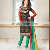 Ladies Chanderi Suits thumbnail-5