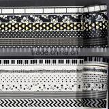 1.5cm*10m White and Black Washi Tape Customized Paper Tape Planner Accessories thumbnail-5