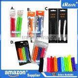 Customized Colorful Curly Spiral Shoe Laces With Special Coil Elastic~Direct Factory No Tie Polyester Coiler Lace For All Boots thumbnail-6