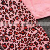 2016 Fashion 3 Pieces New Arrival Pink Leopard Scarf Set Girls Baby Kids Wear Baby Suit Hot Sell Boutique Set thumbnail-2