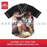 New Design Dry-fit Blank Baseball Jerseys Wholesale thumbnail-1