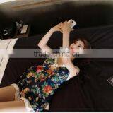 Pure Cotton Pajamas Han Guowei Letter Ms Bigger Sizes Rose Color Male Couples Household to Take thumbnail-2