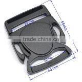 HLD/M312-32mm 1.25inch Black Plastic Buckles Adjustable Splice Clip Buckle Crab-sahpe Backpack Webbing Strap thumbnail-4