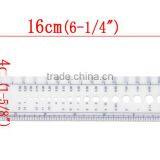 Cheap Wholesale White 0-15 Sizes Rectangle Needle Gauge Measure Tools For Knitting Needle thumbnail-2