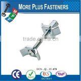 Made In Taiwan Draw Bolt Brass Closet Stainless Steel Zinc Plated thumbnail-1