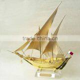 Fascinations Metal Earth Metal Works 3D Laser Cut Metal Golden Ship Model For Home Decoration