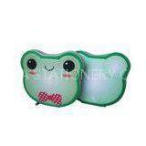 Cute Double Pocket Filled Pencil Case Frog Shaped For Kids Drawing thumbnail-1