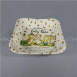 Children's Interesting Baby Bear Cute Design Melamine Square Soup Bowl thumbnail-1