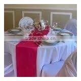 Hotel Table Runner and Satin Table Runner 12"x108" Table Runner