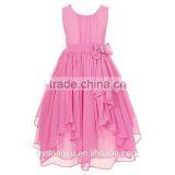 Girl Irregular Chiffon Princess Dress/xnanbhi Girl Flower Chiffon Princess Dress/new Design Girl Holiday Fashion Dress thumbnail-5