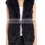 YR253 Lots of Color Rabbit Fur Gilet/Fashion Women Fur Waistcoat Vest thumbnail-5