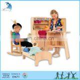 Wholesale Nursery School Montessori Equipment Wooden Toy Train thumbnail-6