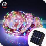 10M 100 LEDs Flashing Novelty Colorful Solar Led Light String