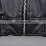 Latest Spring Thin Padded Handsome PU Leather Men Baseball Jacket thumbnail-6