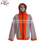 Waterproof Orange Motor Bike Rain Jacket thumbnail-3