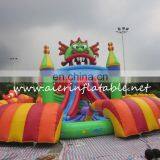 On land Giant Inflatable Water Park