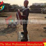 Popular Movie Character Fiberglass Superhero Statue of Life Size Superhero thumbnail-5