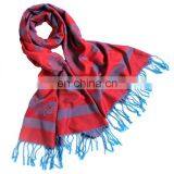 Wholesale Cotton&Acrylic Blending Wizard Flowers Pattern Fanon Cape Cheap Pashmina Shawls thumbnail-1